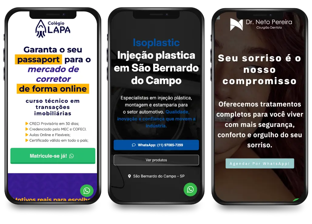 Landing Page que converte é na Hammer Web